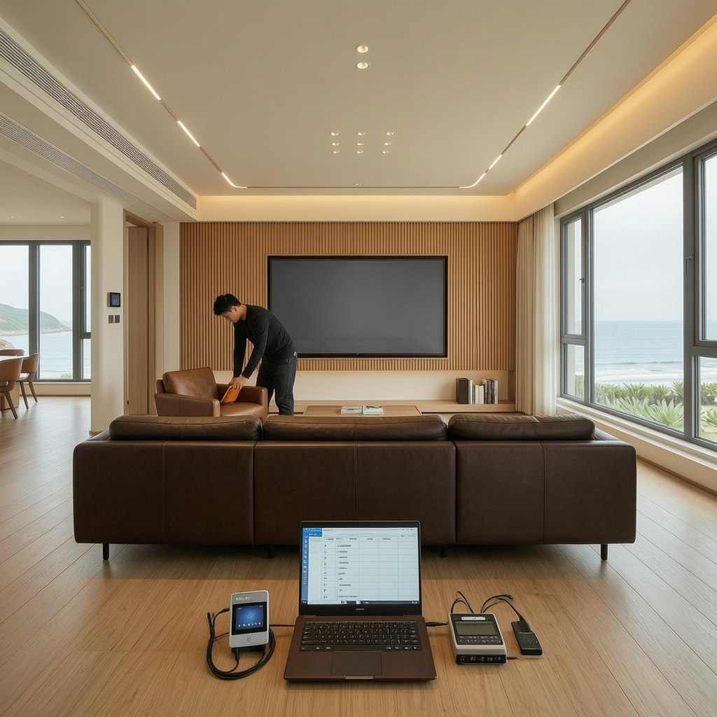 惠州惠东海景别墅全屋智能一体化 · 现场 5